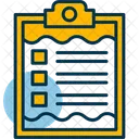 Clipboard Swimming Championship Notepad Icon