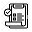 Clipboard Checklist Note Icon
