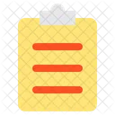 Clipboard Memo Notes Icon