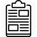 Clipboard Editor Checklist Icon