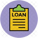 Clipboard Loan Report Icon