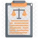 Clipboard Law Justice Icon
