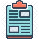 Clipboard Editor Checklist Icon