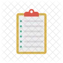 Clipboard List Document Icon