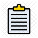 Clipboard Project Document Icon