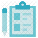 Fitness Gym Clipboard Icon