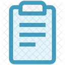 List Assessment Clipboard Icon