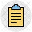 Clipboard Tasks List Icon