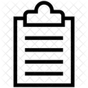 Clipboard List Document Icon