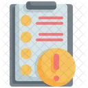 Clipboard Checklist Customer Icon