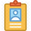 Clipboard Detail Emplyee Icon
