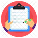 Document Paper Clipboard Icon