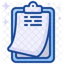 Clipboard Report Notes Icon
