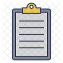 Clipboard Tasks Paper Icon