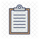 Clipboard Checklist Paper Icon
