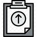 Clipboard Up File Icon