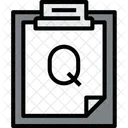 Clipboard Question File Icon