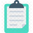 Clipboard Sheet Document Icon