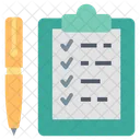 Clipboard Checklist Strategy Icon