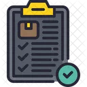 Clipboard Checklist Verified Icon