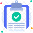 Clipboard Approved Data Icon