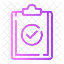 Clipboard Checklist Approved Icon