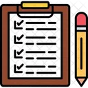 Clipboard Pencal Document Note Icon