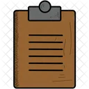 Clipboard File Notepad Icon