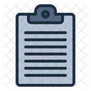 Clipboard Report Stationary Icon