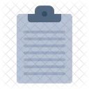 Clipboard Report Stationary Icon
