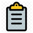 Clipboard Documents Test Icon
