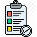 Clipboard Check Document Icon