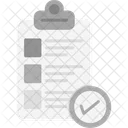 Clipboard Check Document Icon