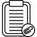 Clipboard Document List Icon