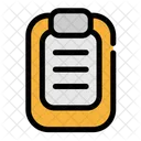Clipboard Plate Document Icon