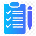 Clipboard Check List Work Order Icon