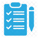 Clipboard Check List Work Order Icon