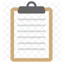 Clipboard Agenda List Icon