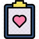 Clipboard Wedding Plans Love And Romance Icon