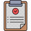 Clipboard Document List Icon