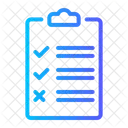 Clipboard Submission Compliance Icon