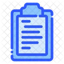 Clipboard List Document Icon