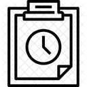 Clipboard Time File Icon