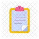 Clipboard List Task Icon