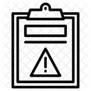 Clipboard Project Warning Icon
