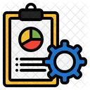 Clipboard analytics  Icon