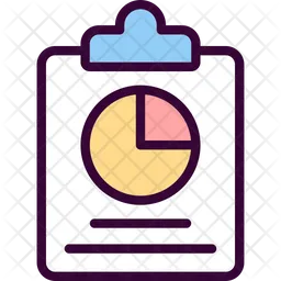 Clipboard and chart  Icon