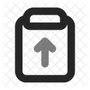 Clipboard arrow up  Icon