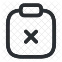 Clipboard-close  Icon