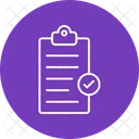 Clipboard completed  Icon